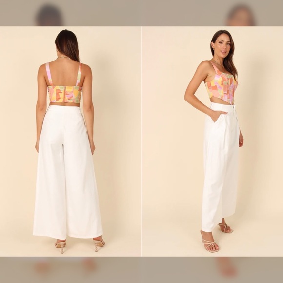 ROWENA CORSET TOP - SAGE MULTI - Picture 8 of 8